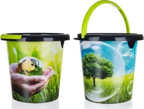 Vedierko Eco 10 l, mix dekorov%