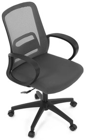 Autronic KA-S3015 GREY Kancelárska stolička, sivá