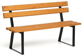 Parková lavička STANDARD s operadlom 1+1 ZADARMO, 1500 mm, limba