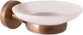 Slezák - RAV Mydelnička sklenená COLORADO - COA0300SM, Stará mosadz (Bronz)