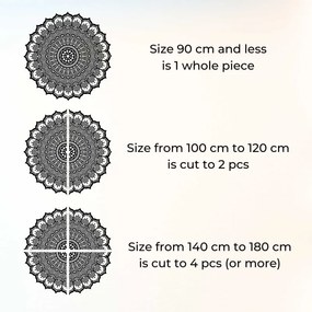 Nástenná Mandala | Precízny drevený 3D výrez pre moderný interiér | SENTOP PR0506