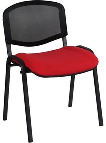 Konferenčná stolička ISO Mesh, červená