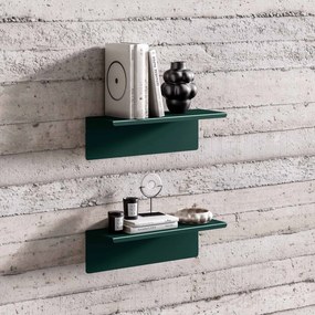 Poličky na stenu JOANNE 400 mm, Modern: fľašková zelená