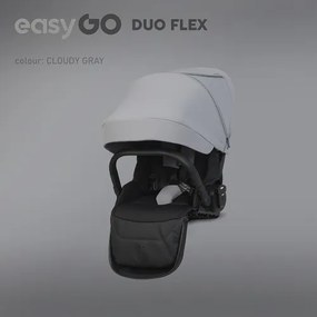 Súrodenecký kočík EasyGo Duoflex Cloudy Gray