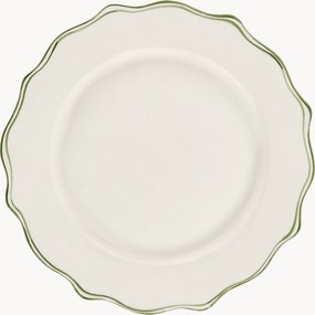 Ručne maľovaný plytký tanier Scalloped