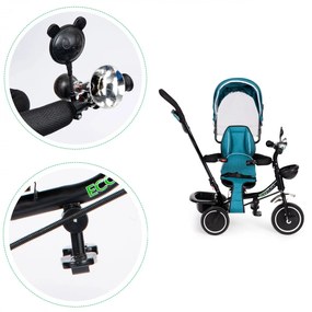Detská trojkolka - kočík Ecotoys BeBe modrá