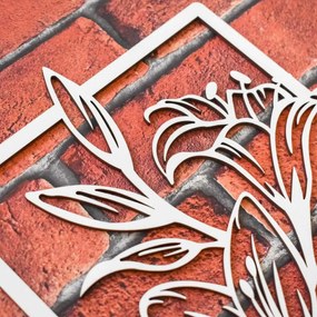 DUBLEZ | Drevený obraz - Ľalie v ráme