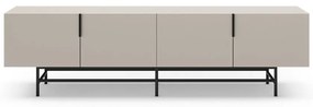 Krémový TV stolík 200x54,5 cm Eldia – Marckeric