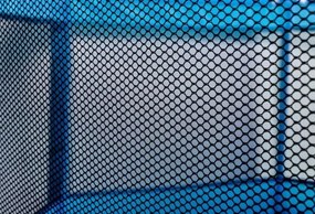 ISO Textilné ohrádka pre deti 115 x 65 cm, modrá, 8494
