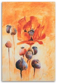 Gario Obraz na plátne Kvitnúce maky ako ručne maľované Rozmery: 60 x 90 cm