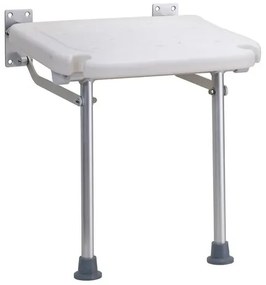 Sprchové sedátko Bemeta sklopné biela/chróm 353125033