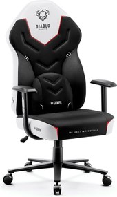 Herné kreslo z ekokože biele Normal Size: Diablo X-Gamer 2.0 Snow White
