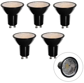 Sada 5 stmievateľných LED žiaroviek GU10 50 mm Honey Rate 6W 400 lm 3000K