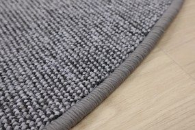 Timzo, Kusový koberec Neapol 4726 kruh, 80x80 (priemer) kruh, šedá, chodba / predsieň