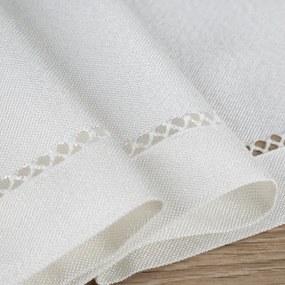 OBRUS EMILY 145X350 CM BIELY