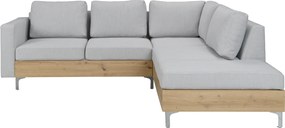 Expedo Rohová sedačka BLOOM WOOD, 235,5x70x212 cm, avellino 118/artisan, pravý