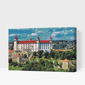 Gario Maľovanie podľa čísel Bratislava Rozmery: 120 x 80 cm, Rámovanie: S vnútorným rámom