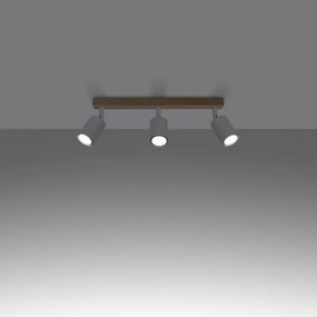 Sollux SL.1288 - Bodové svietidlo VERDO 3xGU10/10W/230V biela