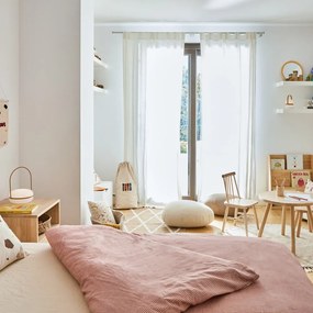 Detská stolička z kaučukového dreva Kave Home Kristie