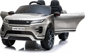LEAN CARS Elektrické autíčko Range Rover Evoque strieborné lakované