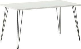 XXXLutz PÍSACÍ STÔL, čierna, biela, 120/80/74 cm MID.YOU - Online Only kancelárie - 000895011801