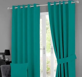 Tyrkysové tieniace závesy 140x250 cm Šírka: 140 cm | Dĺžka: 250 cm