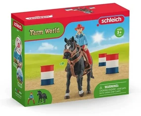 Schleich 42576 Kovbojský závod okolo barelov