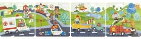 Hape Puzzle - Záchranné vozidlá