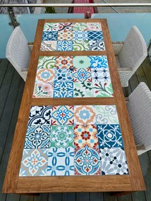 Cementové dlaždice Patchwork viacfarebné | Articima