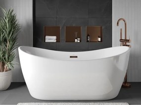 Mexen X-Wall-NR, polica na zapustenie bez príruby 30 x 30 cm, medená matná - 19C1303010