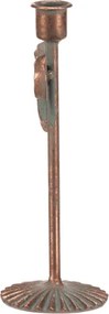 Kovový svietnik 22 cm medený FUP566-M