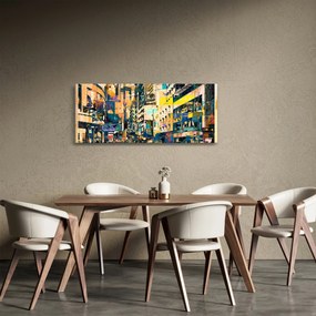 Obraz maľované abstrakcie (120x50 cm)