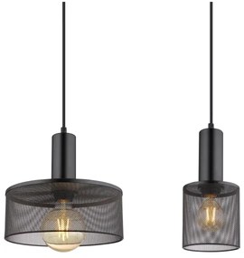 Globo 15648-4H - Luster na lanku JEDD 4xE27/60W/230V čierna