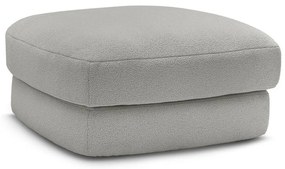 Svetlosivá podnožka z textílie buklé Leonore – Bobochic Paris