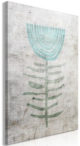 Artgeist Obraz - Blue Lily (1 Part) Vertical Veľkosť: 40x60, Verzia: Na talianskom plátne