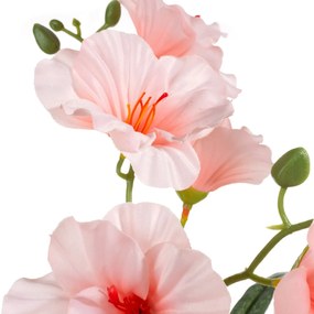 Dekoračný kvet 80 cm, s kvetmi 40 cm, priemer kvetu 9 cm ružová