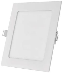 LED vstavané svietidlo NEXXO, štvorec, biely, 18W, neutrálna biela