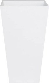 Besco Voľne stojace umývadlo z liateho mramoru Vera Matt UM VS 50x42x85 cm, bez otvoru pre batériu