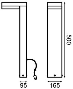 Ledvance - LED Vonkajšia lampa VENUS LED/4W/12V IP44