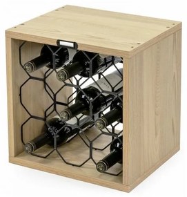 Stojan na víno Cube Vertical pre 9 fliaš