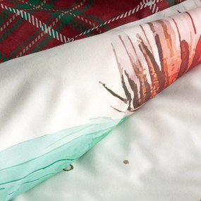 VIANOČNÉ OBLIEČKY Z MIKROVLÁKNA CUDDLE 200X220 CM, 2 KS 70X80 CM VZOROVANÉ