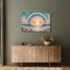 Obraz – Mozaika zapadajúceho slnka (90x60 cm)