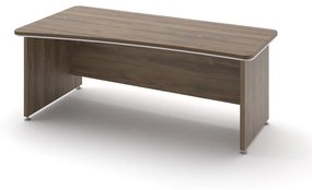 Ergonomický stôl TopOffice 200 x 100 cm, ľavý, dub charleston