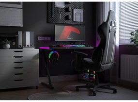 PC stolík Hyperion 2.5 (čierna + viacfarebná) (s LED osvetlením). Vlastná spoľahlivá doprava až k Vám domov. 1087502