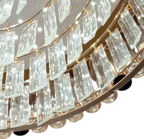 BRILAGI - LED stmievateľné stropné svietidlo CROWN LED/41W/230V pr. 48 cm zlaté + DO