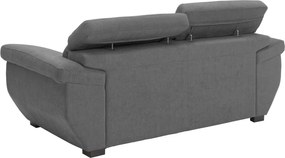 Dvojsedák Speedway, dymovo šedá látka