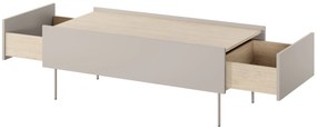 Konferenčný stolík Desin 120 cm - kašmírová / dub nagano