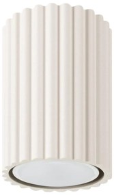 Sollux SL.1587 - Bodové svietidlo KARBON 1xGU10/10W/230V 10 cm krémová