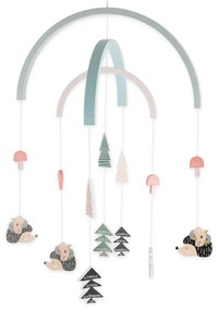 Bieco - Drevený závesný kolotoč - ježko