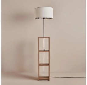 Stojacia lampa AYD 1xE27/40W/230V hnedá/biela+